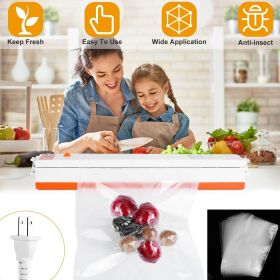 Electric Vacuum Sealer Machine Household Automatic Food Vacuum Sealer Quick Sealing System Machine For Fresh Food Dry Moist Food